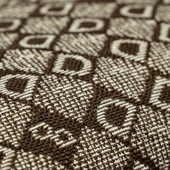 DASTI Jacquard Tote & Wallet Set – Brown Monogram Crossbody Bag Medium - Picture 13 of 14